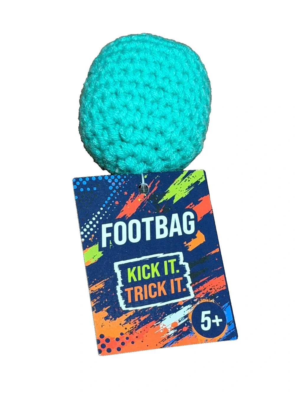 🔥Crochet Footbag Kickbag Hacky Sack BNWT🔥